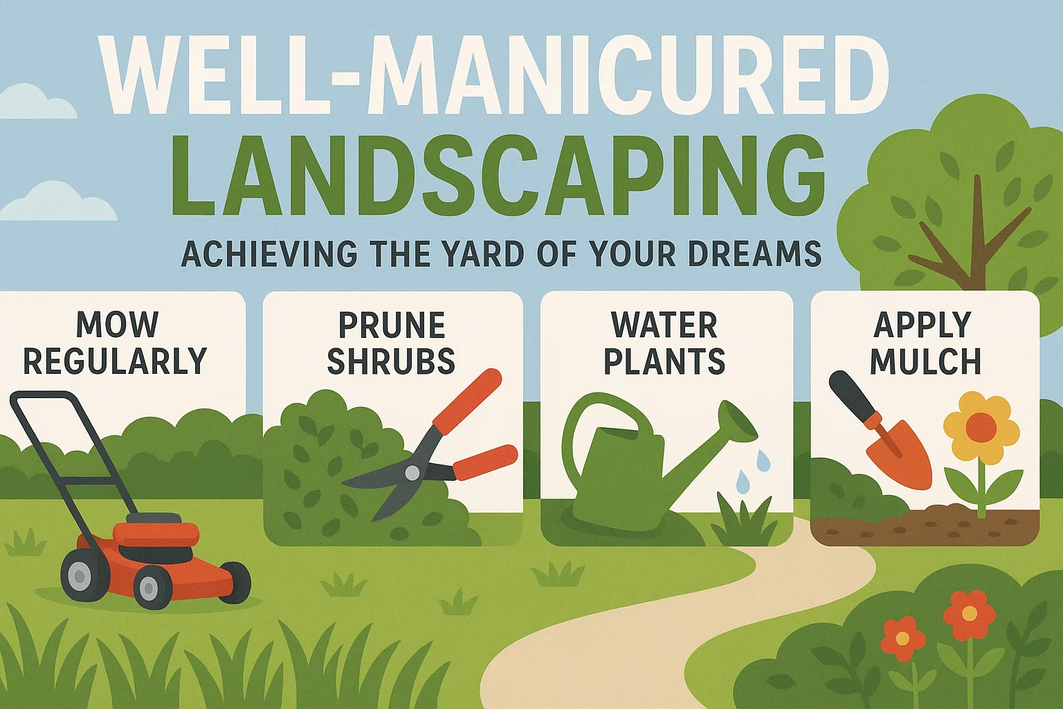 Dream Yard Landscaping infographic