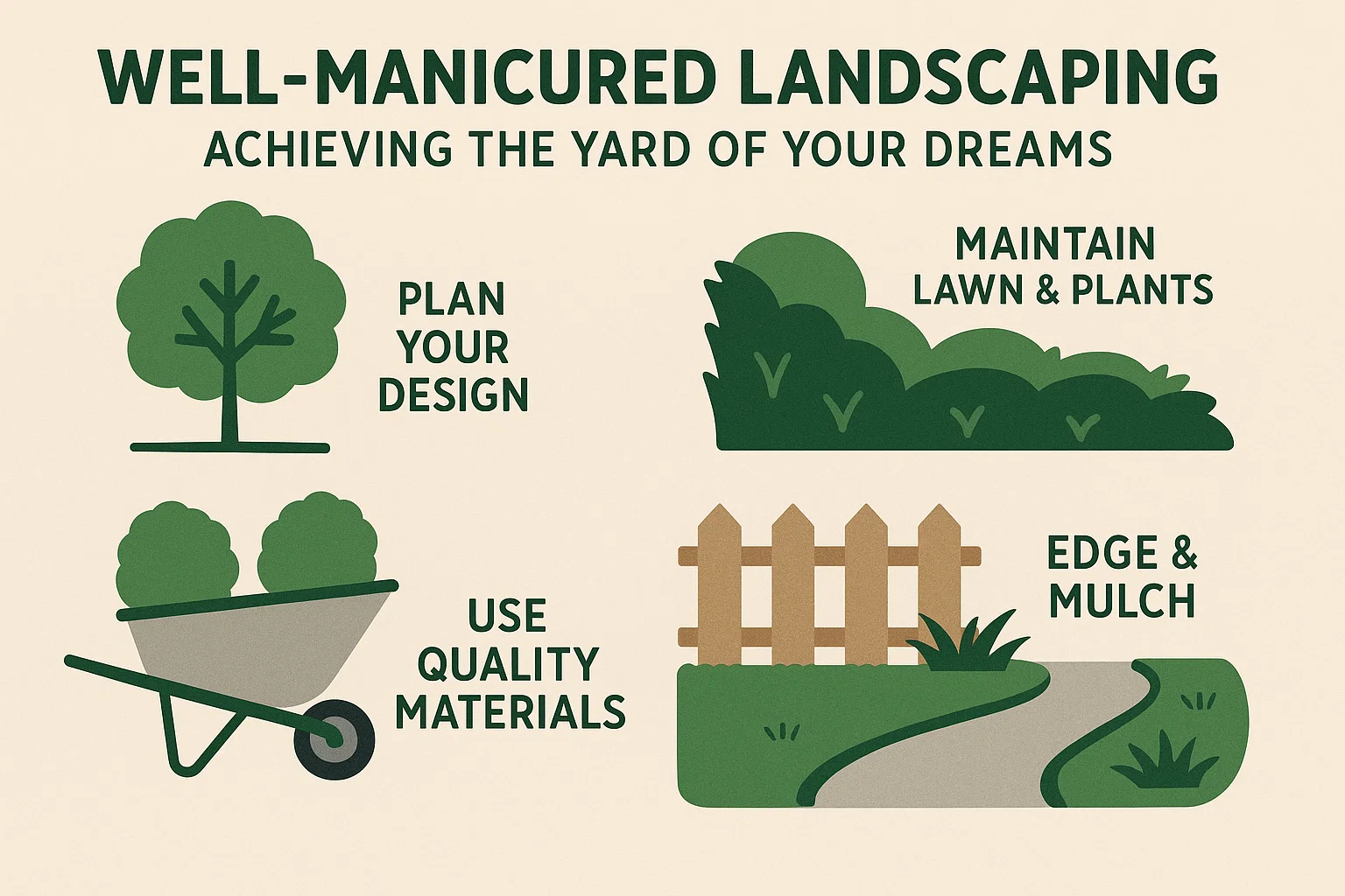 Dream Yard Landscaping infographic