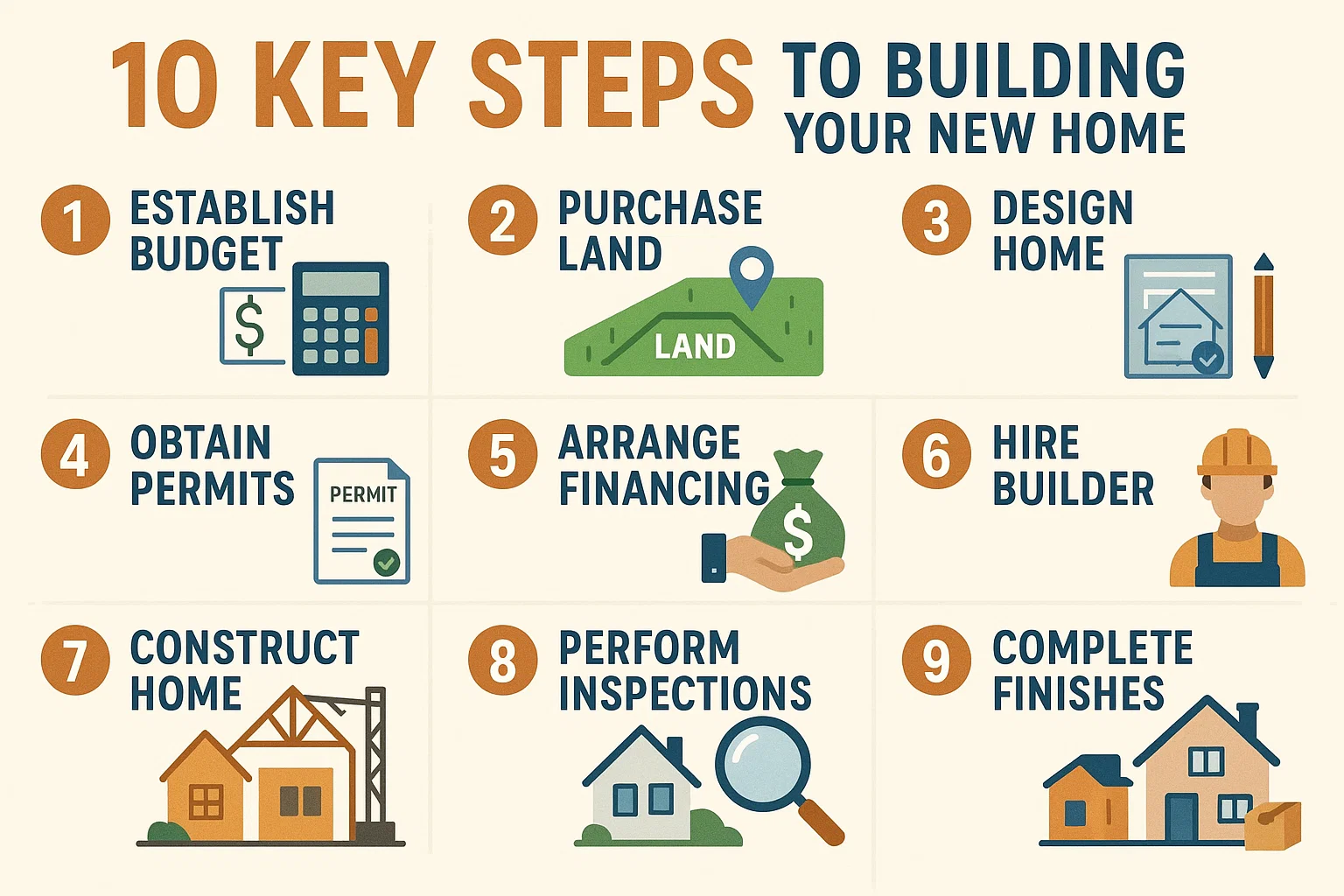 Home Building Guide infographic