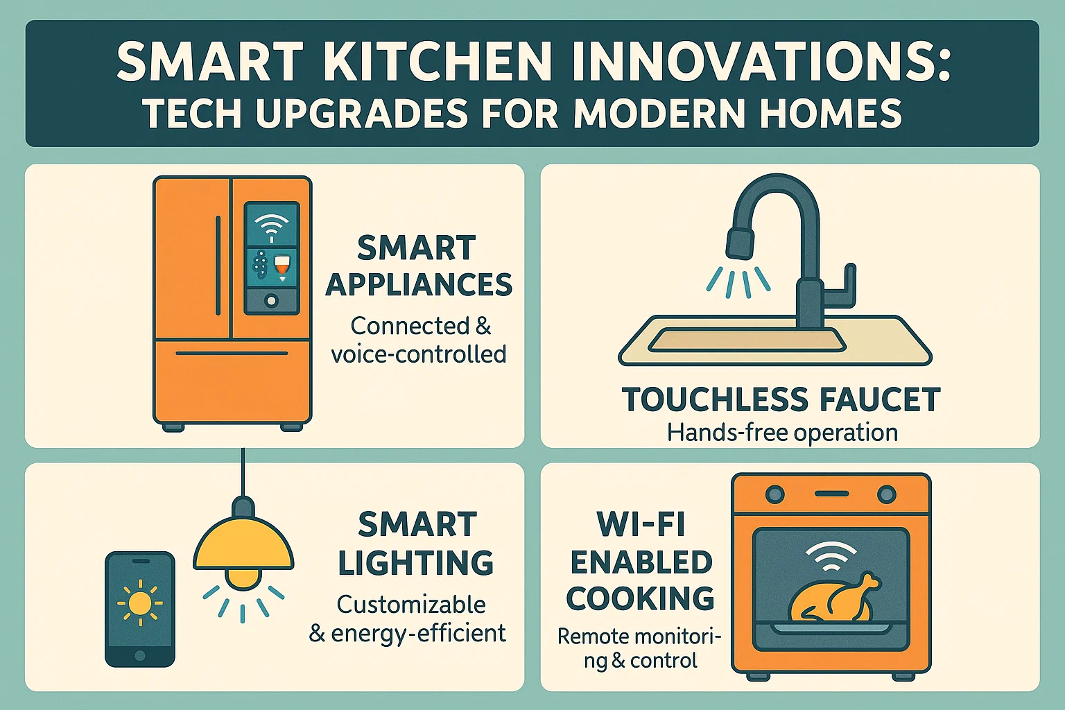 Smart Kitchen Innovations infographic