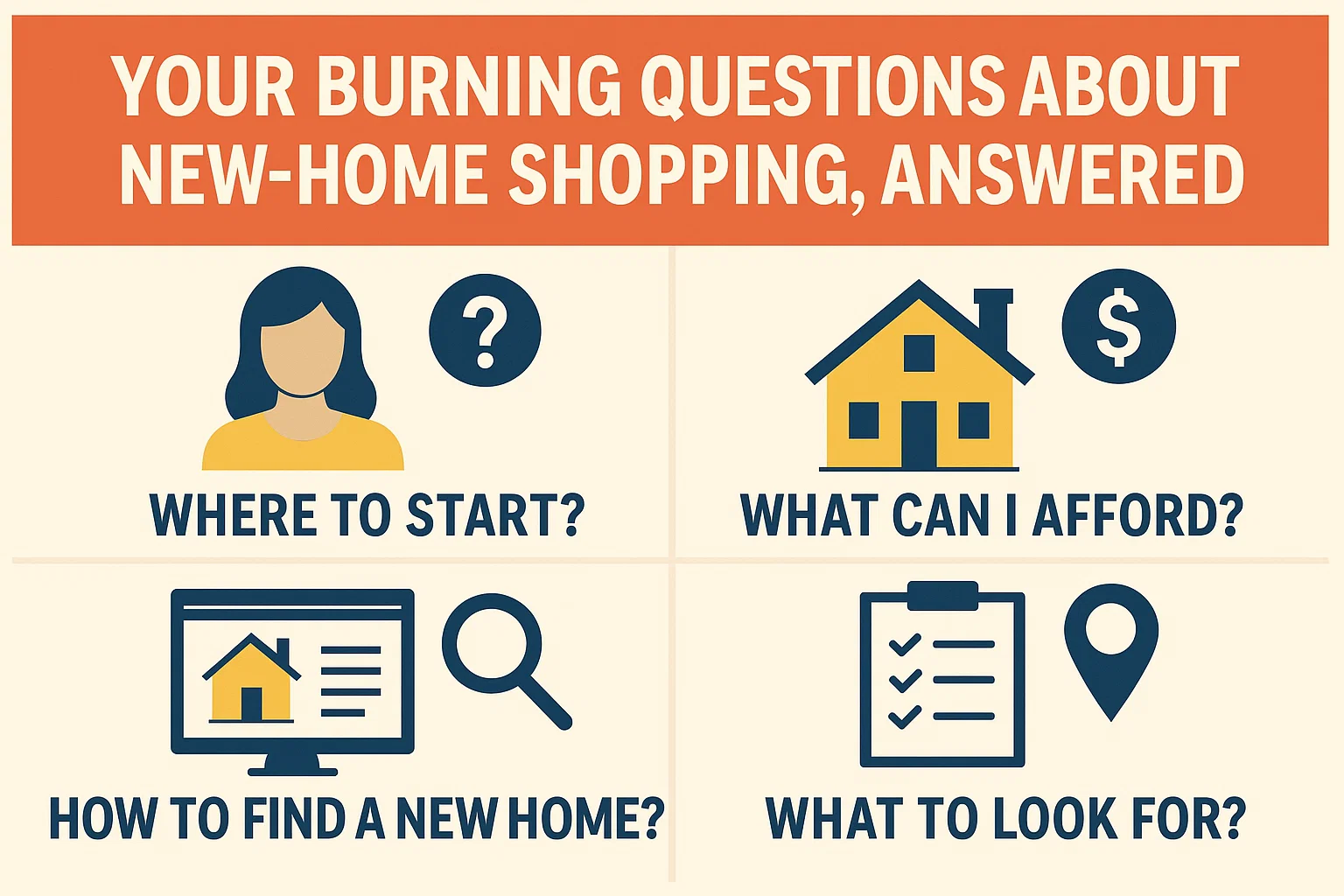 New-Home Shopping Guide infographic
