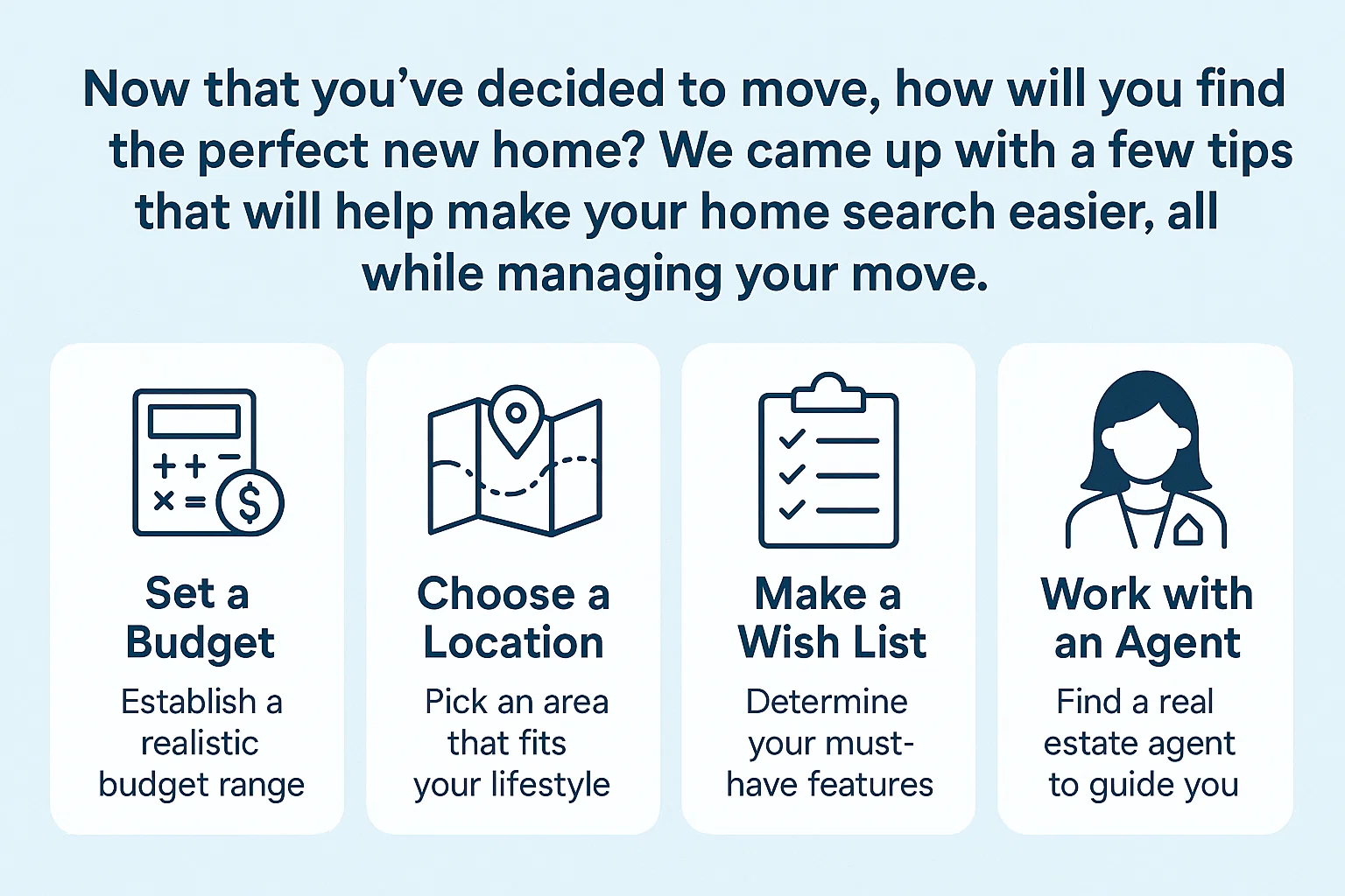 Home Search Tips infographic