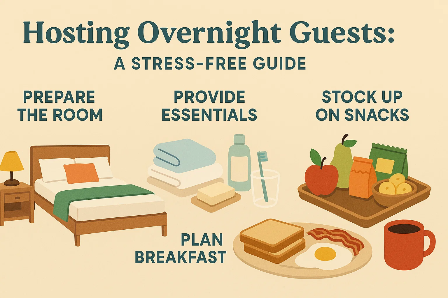 Overnight Guest Guide infographic