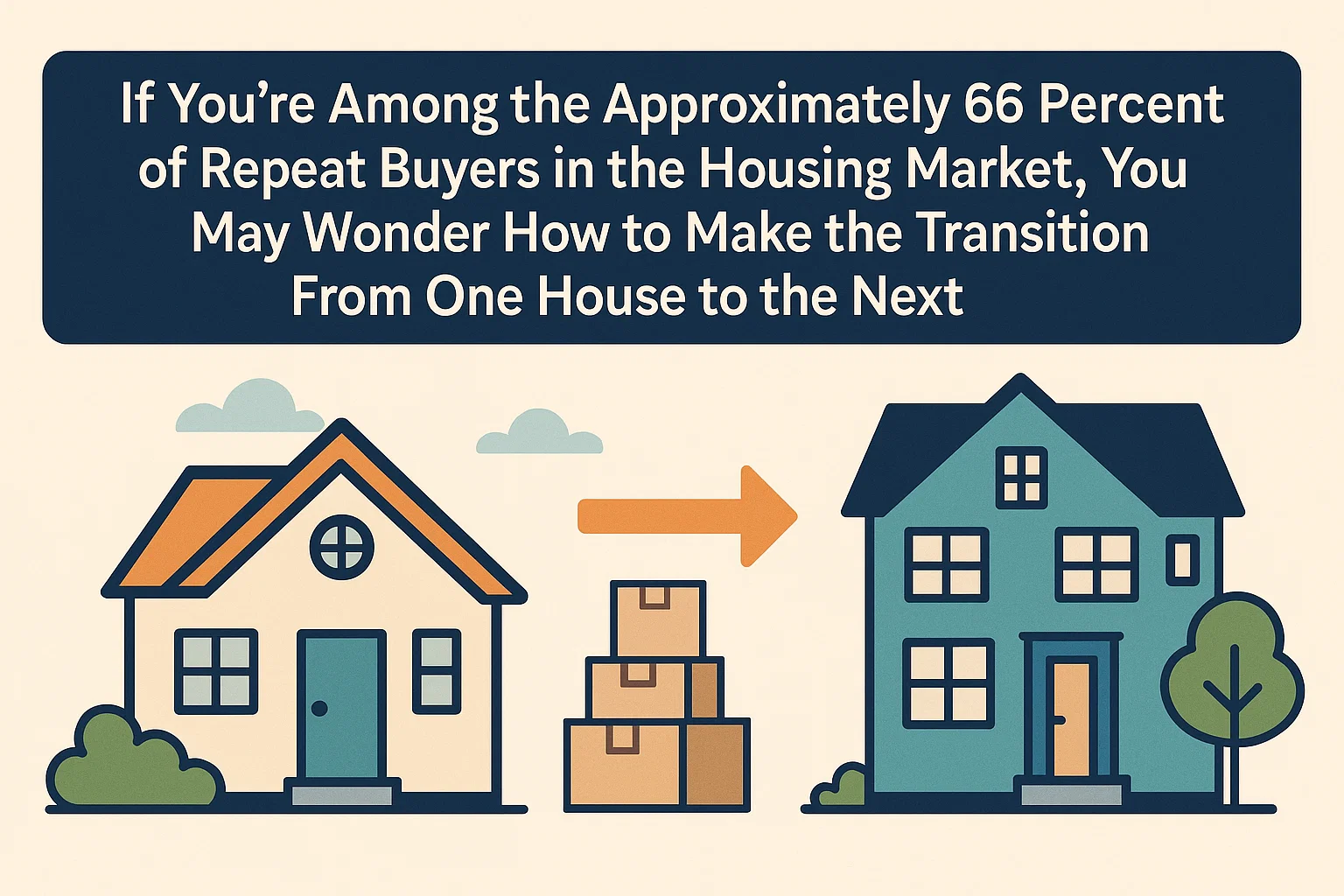 Housing Market Transition Tips infographic
