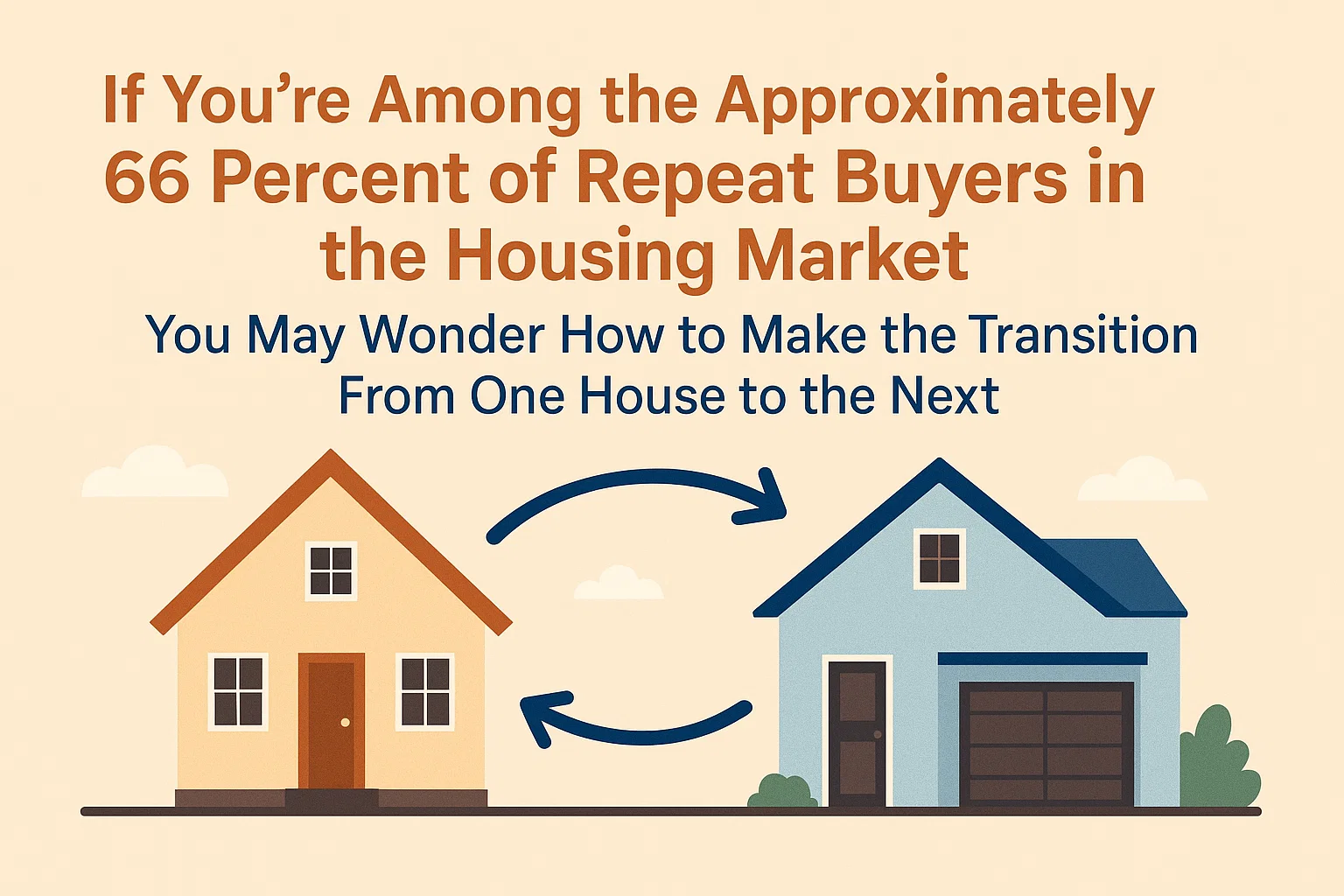 Housing Market Transition Tips infographic