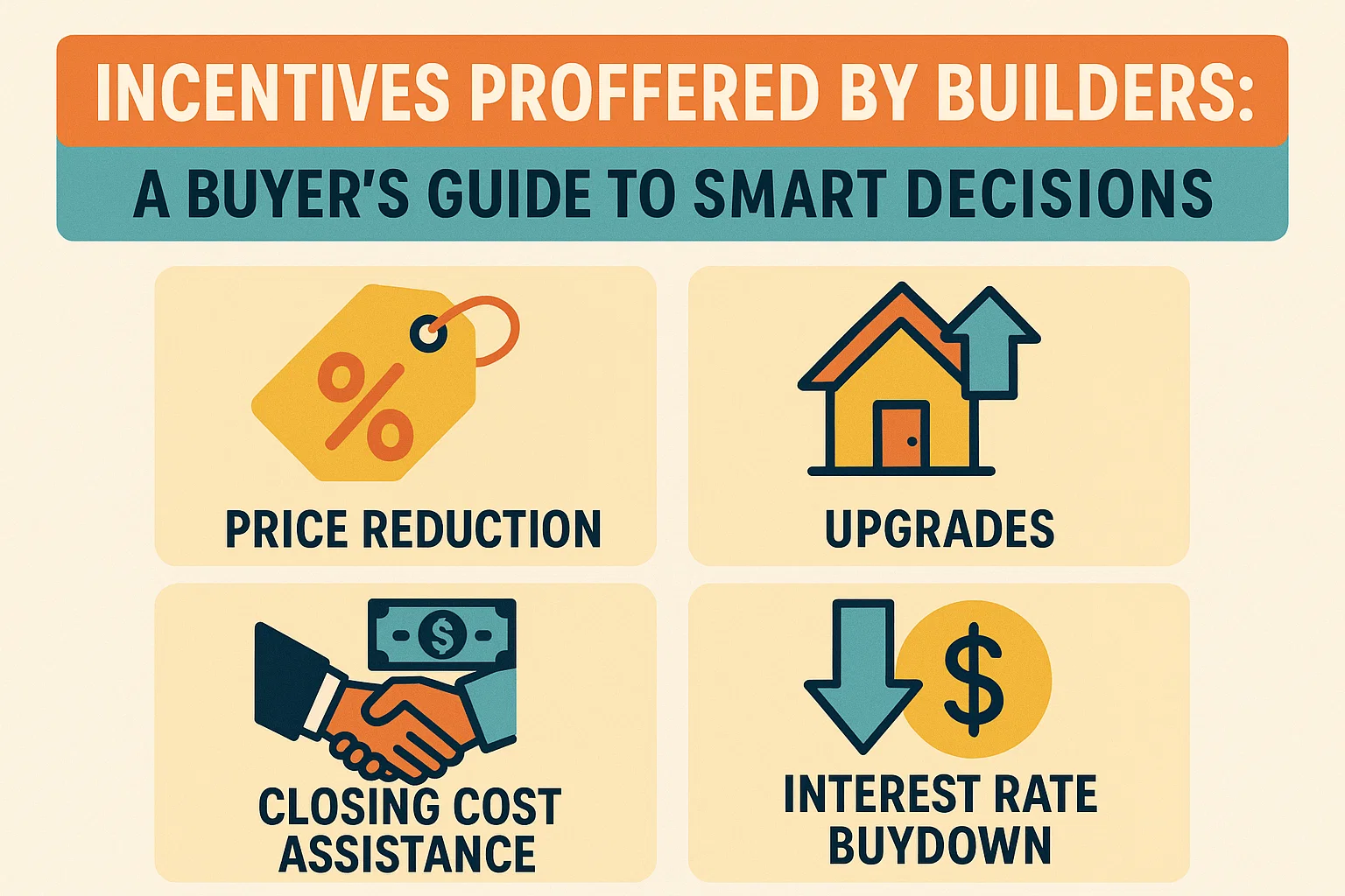 Builders' Buyer Incentives infographic