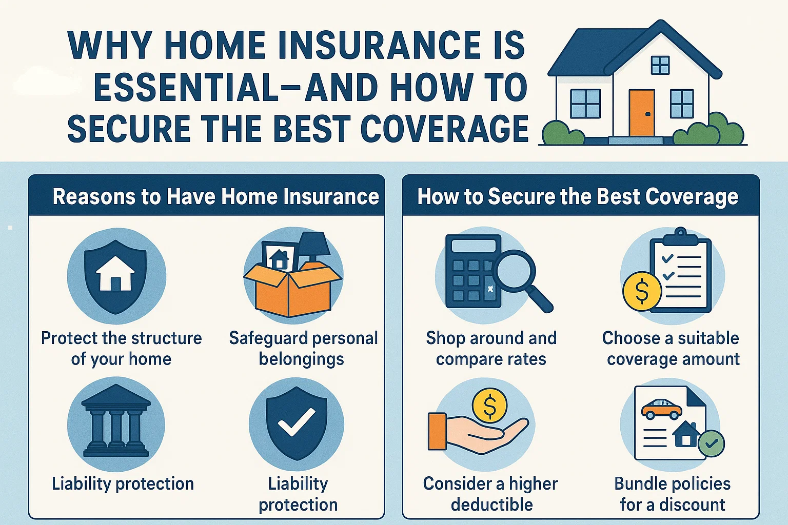 Home Insurance Guide infographic