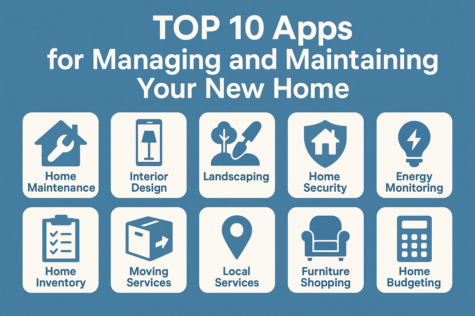 Home Management Apps infographic