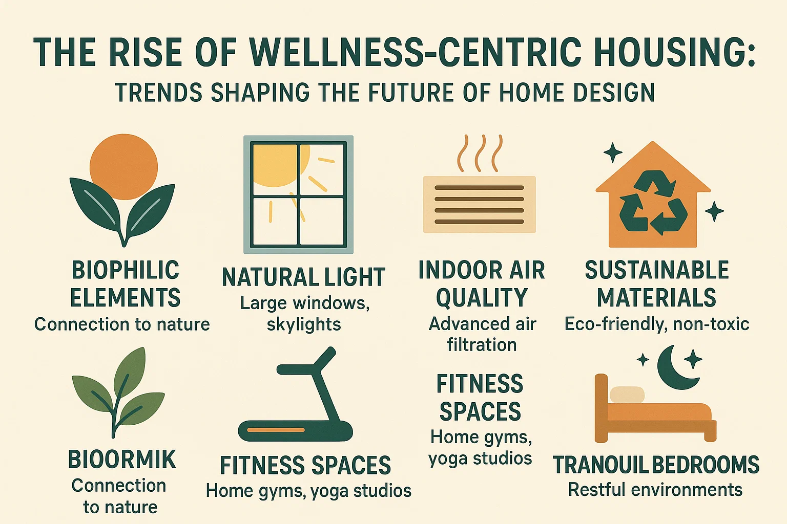 Wellness Home Trends infographic