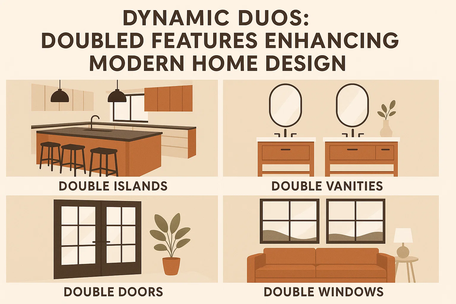 Modern Home Design Duos infographic