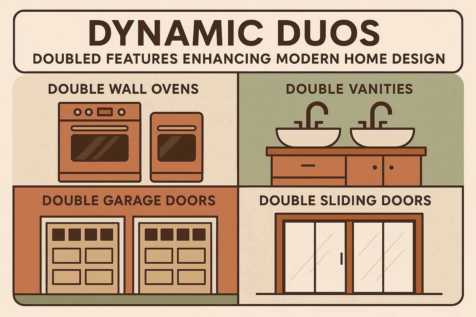 Modern Home Design Duos infographic