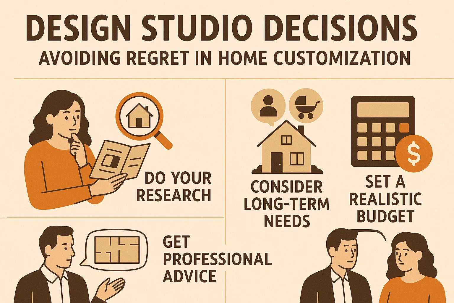 Home Customization Guide infographic