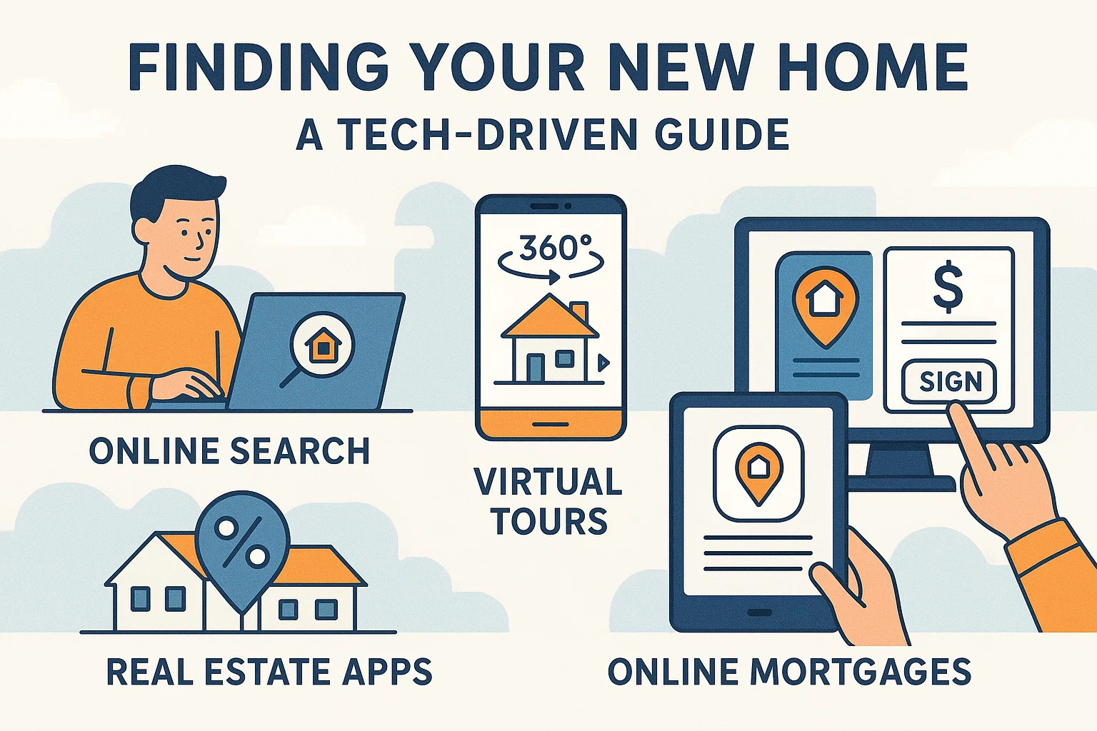 Tech-Driven Home Search infographic