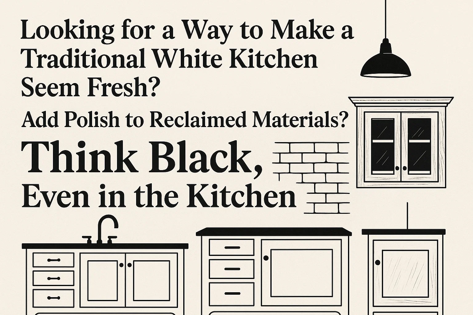 Fresh Black Accents infographic