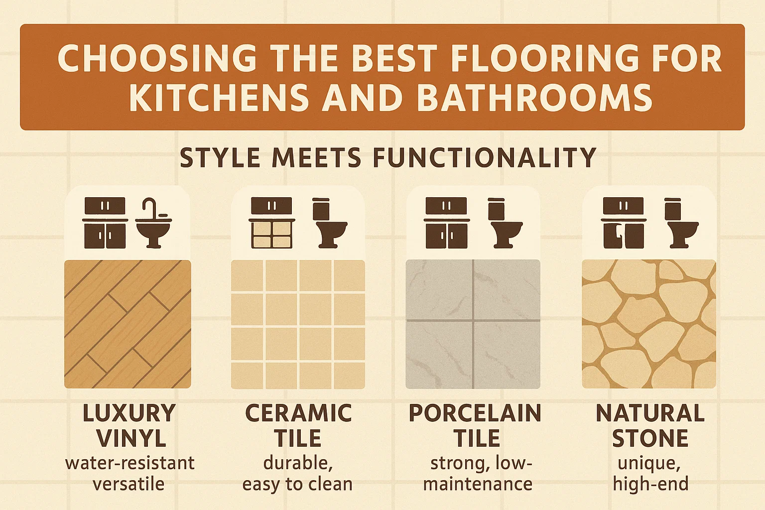 Flooring Choice Guide infographic