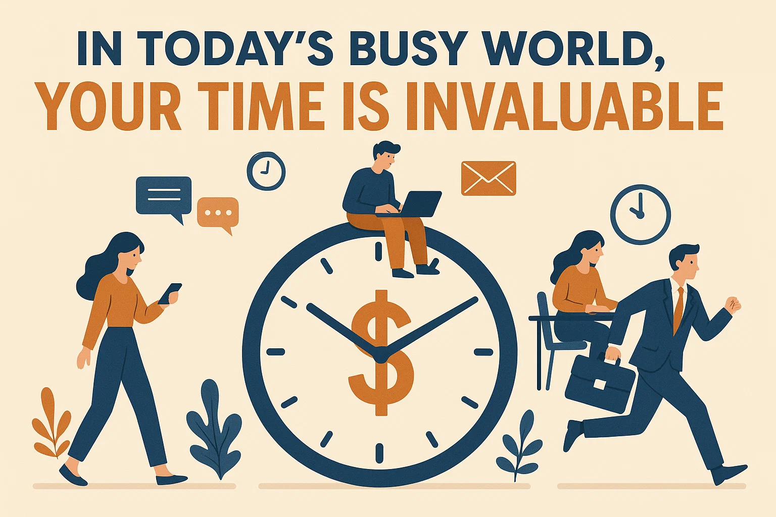 Valuable Time Infographic infographic