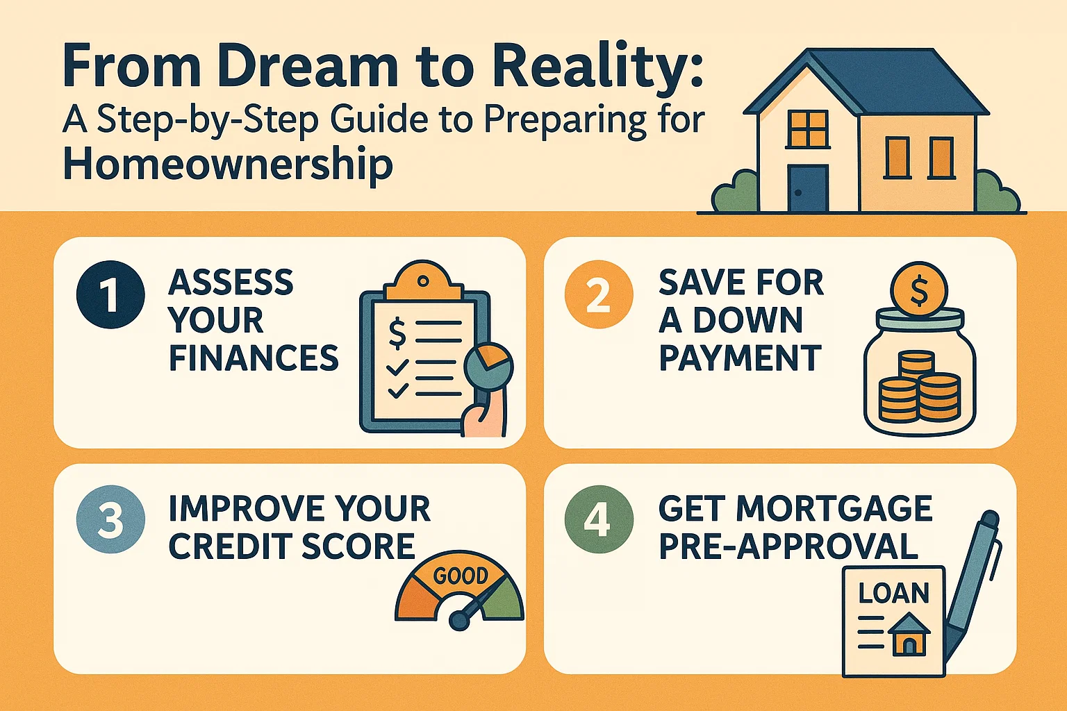 Homeownership Preparation Guide infographic