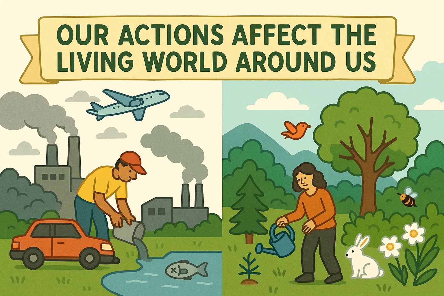 Impact on Environment infographic