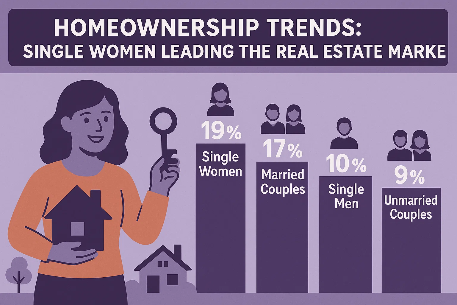 Women Pioneering Real Estate infographic