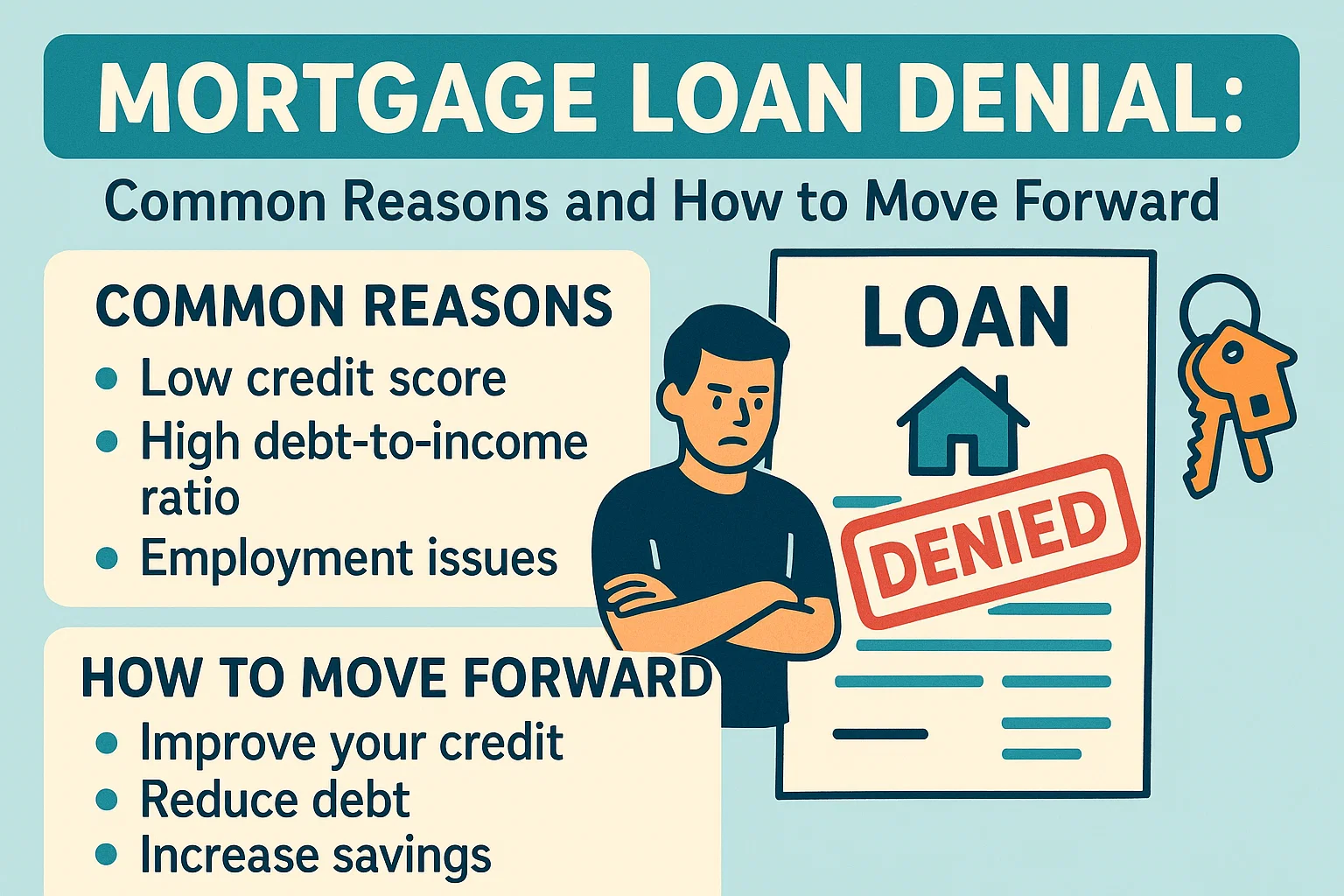 Mortgage Loan Challenges infographic