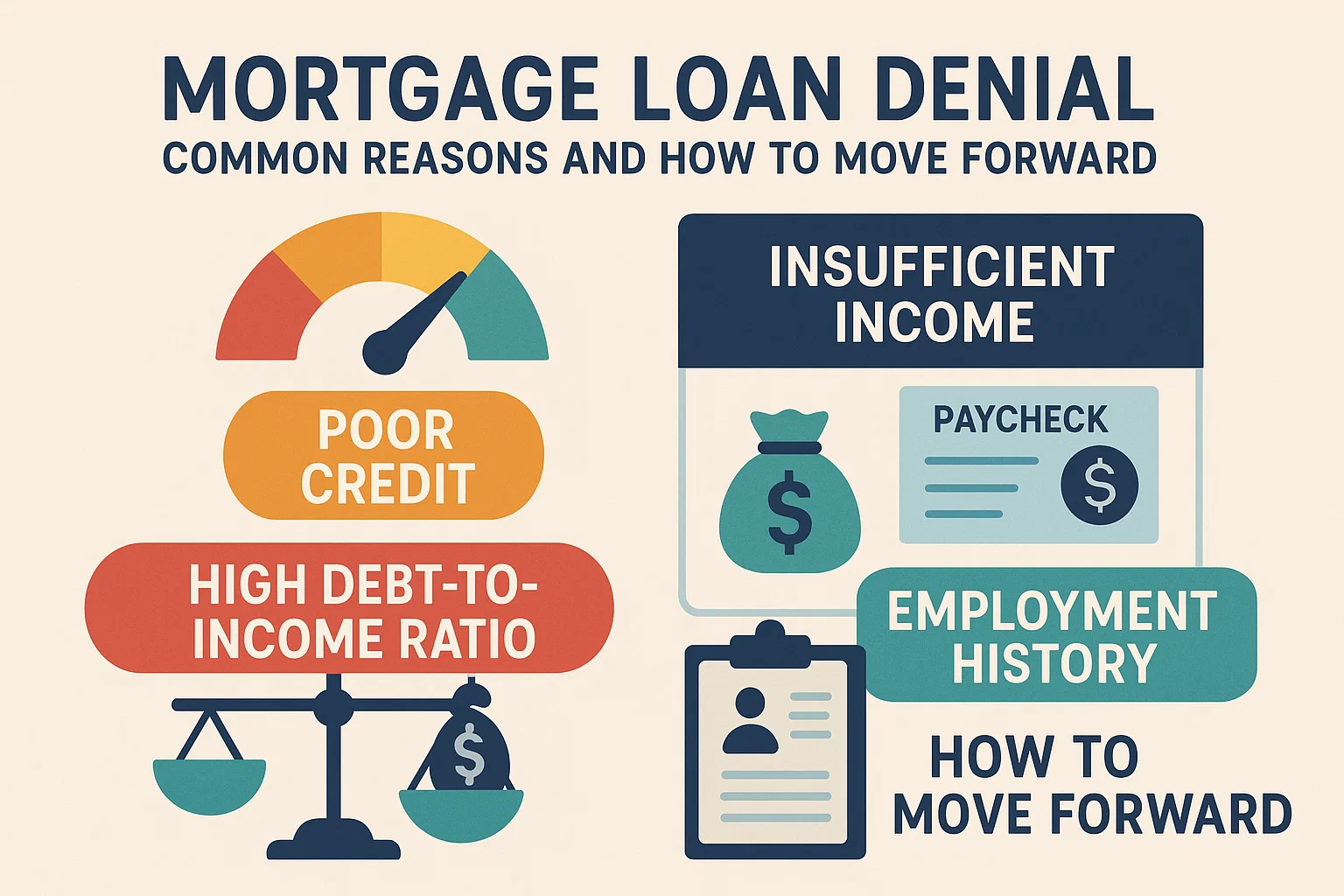 Mortgage Loan Challenges infographic