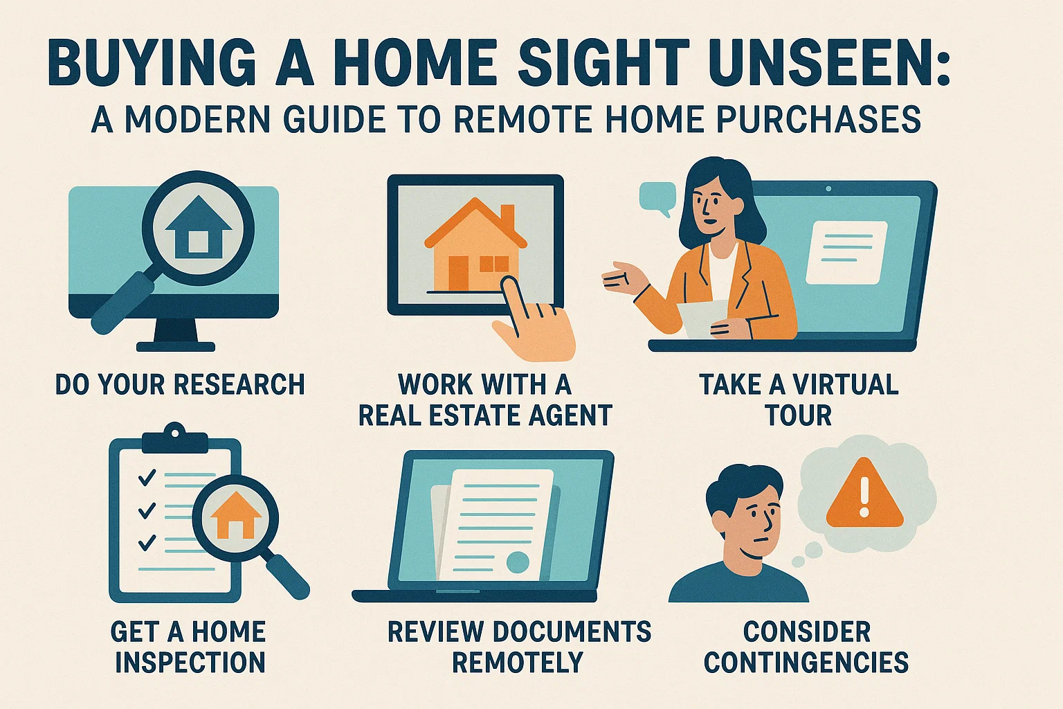 Remote Home Buying Guide infographic