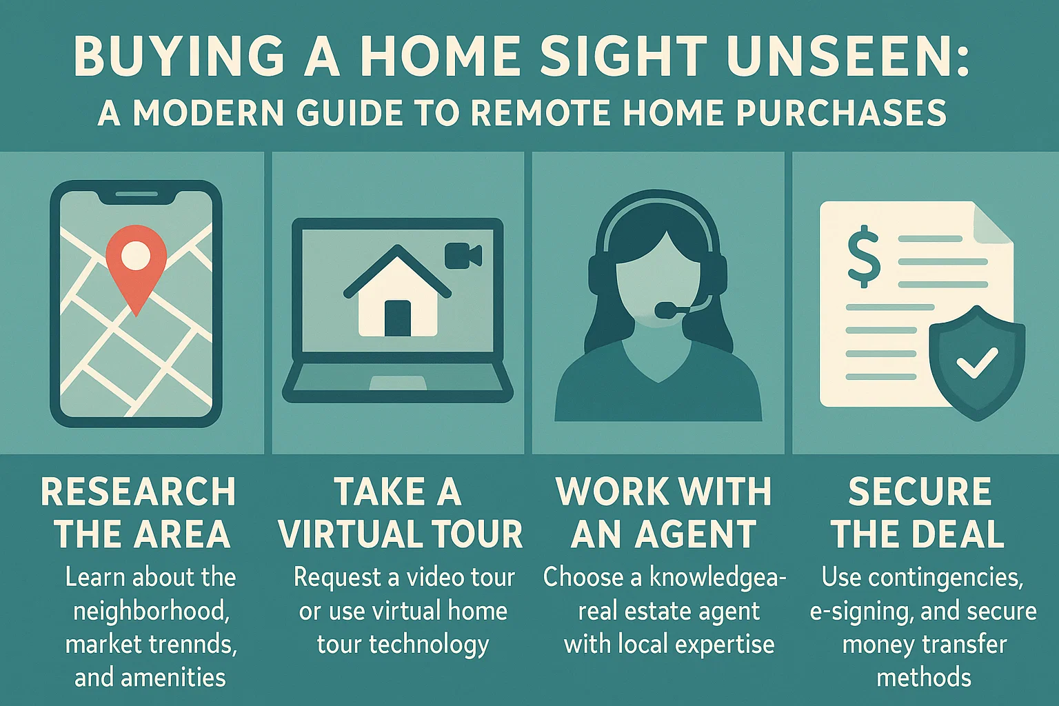 Remote Home Buying Guide infographic