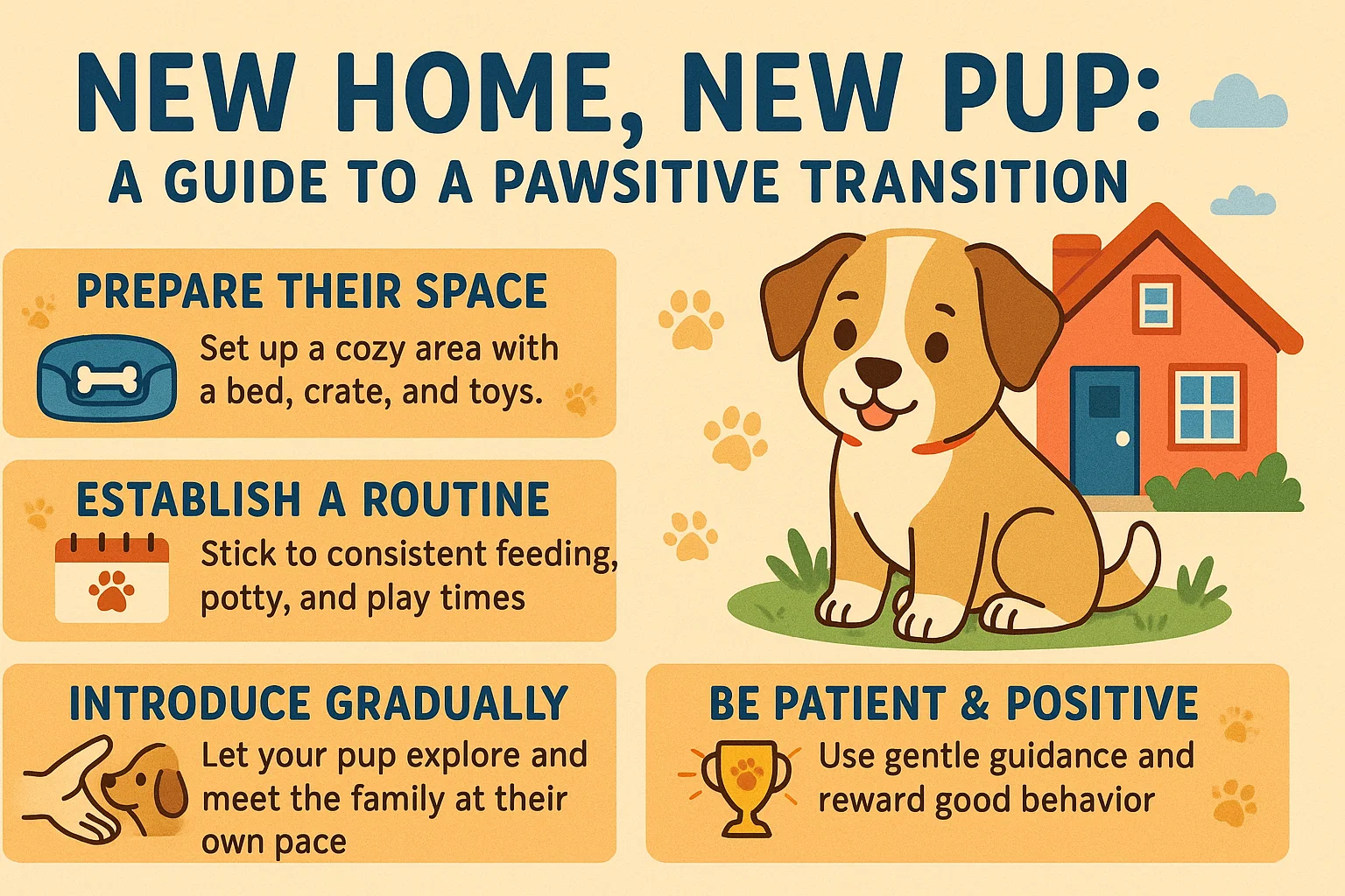 Guide for New Pup infographic