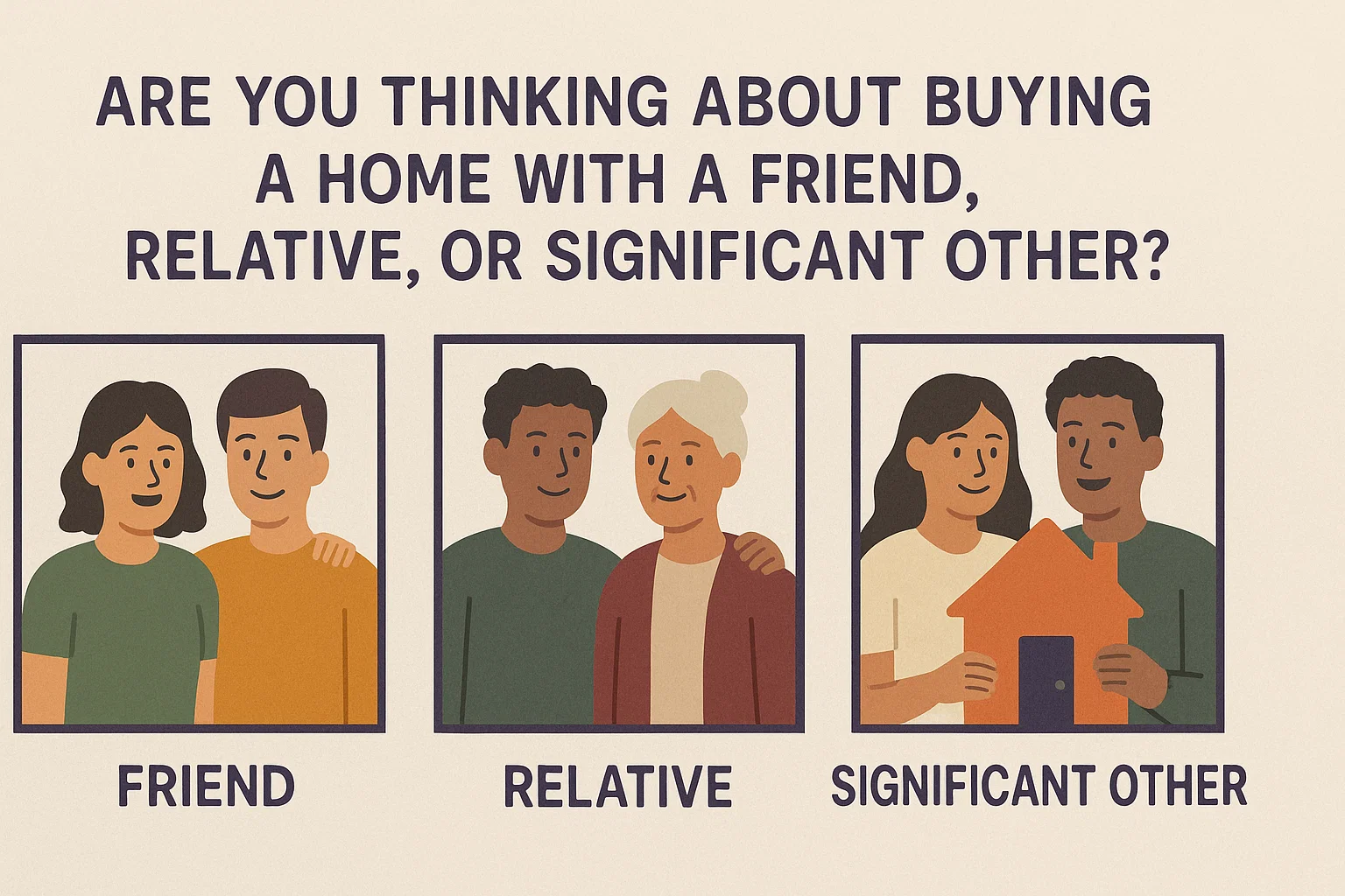 Buying a Home Together infographic