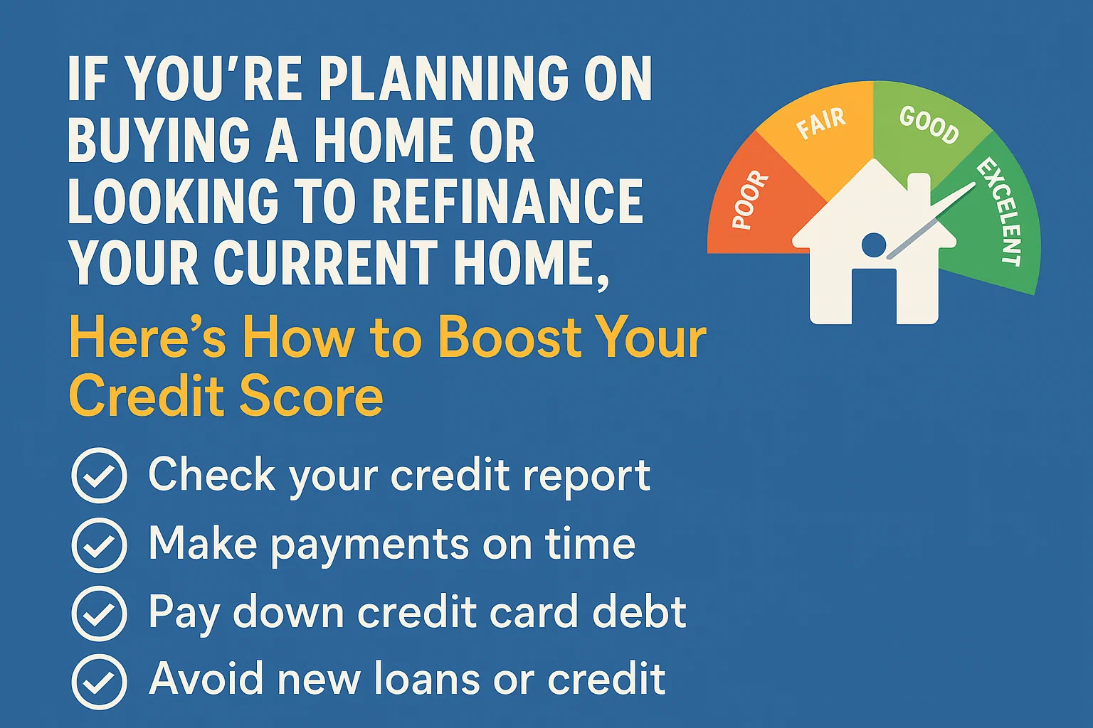 Boost Your Credit Score infographic
