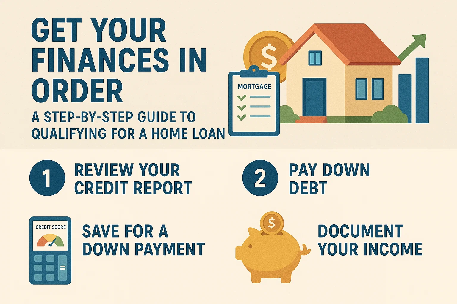 Home Loan Guide Infographic infographic