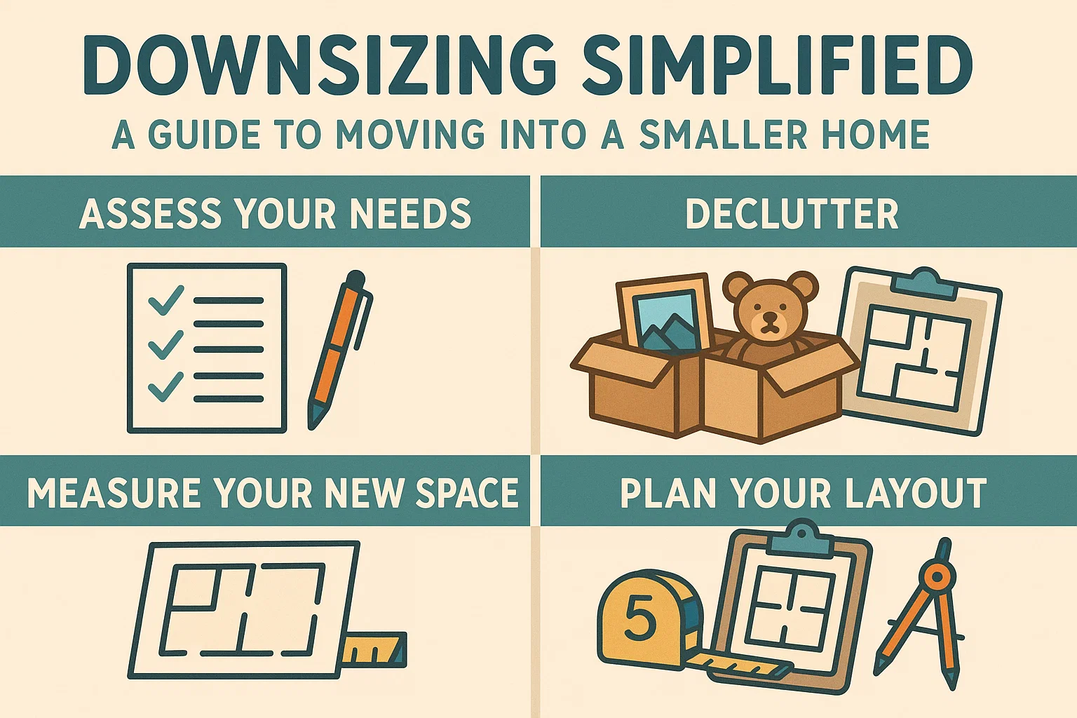 Downsizing Made Easy infographic