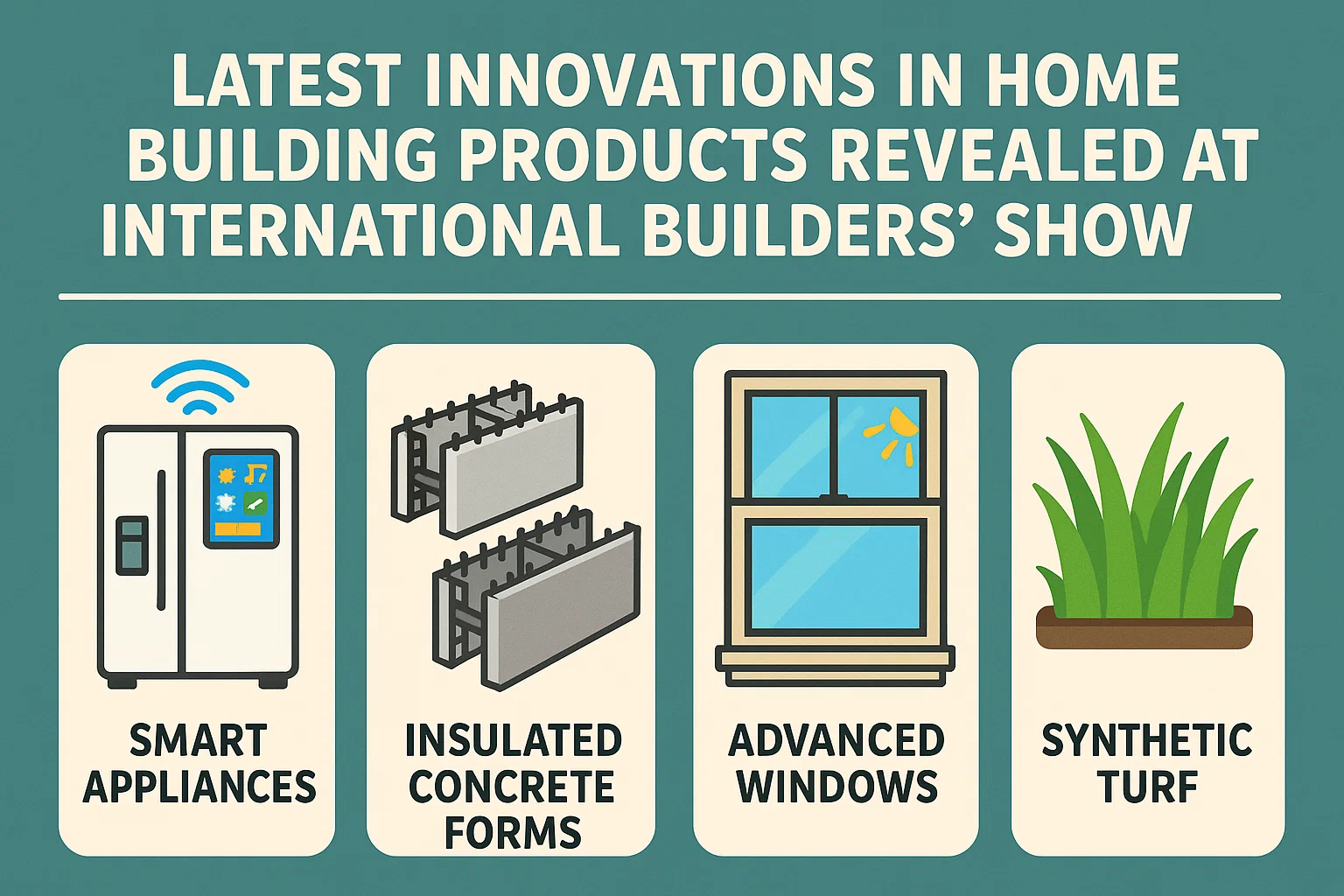 Innovative Home Building Products infographic