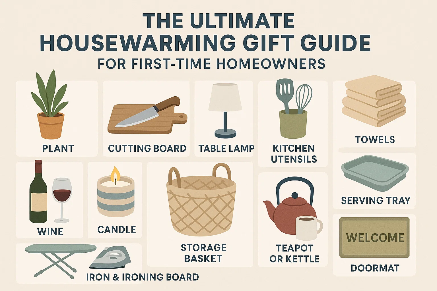 Housewarming Gift Guide infographic
