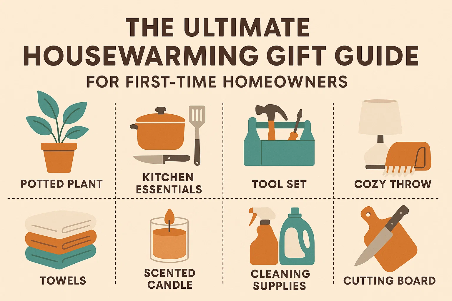 Housewarming Gift Guide infographic
