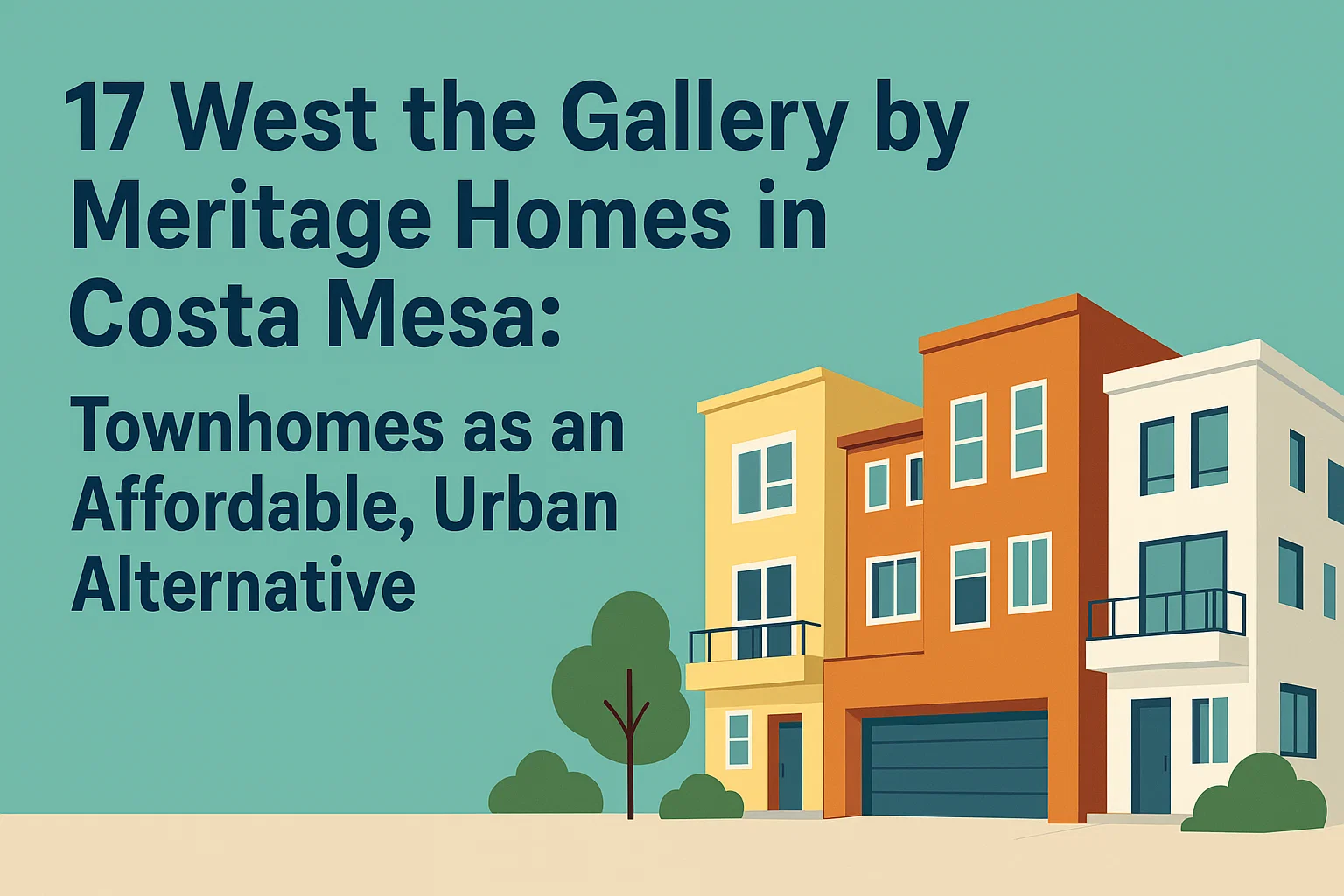 Urban Townhomes Infographic infographic