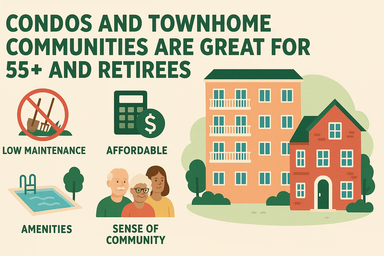 55+ Living Benefits infographic