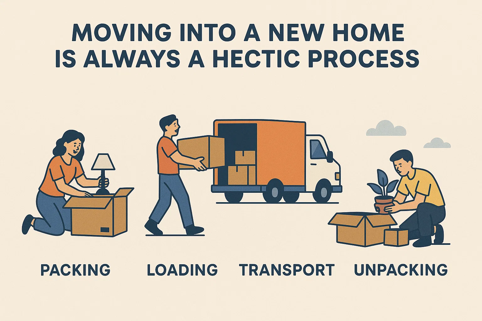 New Home Move-In infographic
