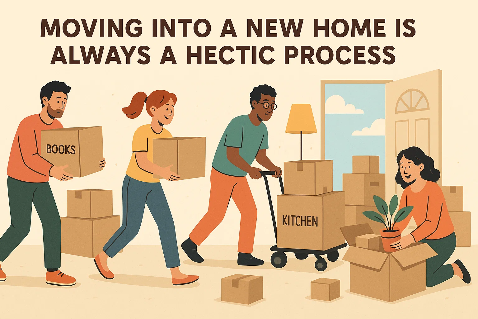 New Home Move-In infographic