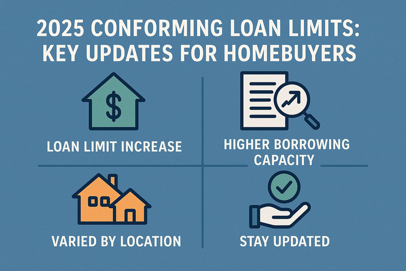 2025 Loan Limit Updates infographic