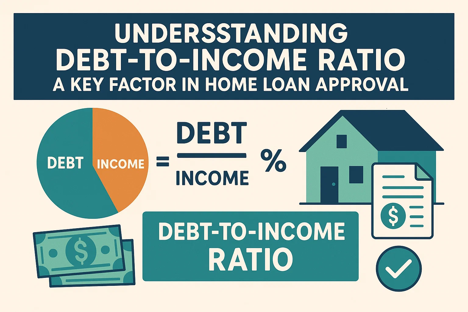 Debt-to-Income Ratio Explained infographic