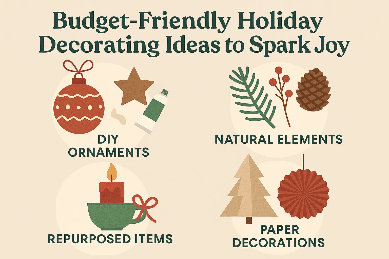 Holiday Decorating Ideas infographic