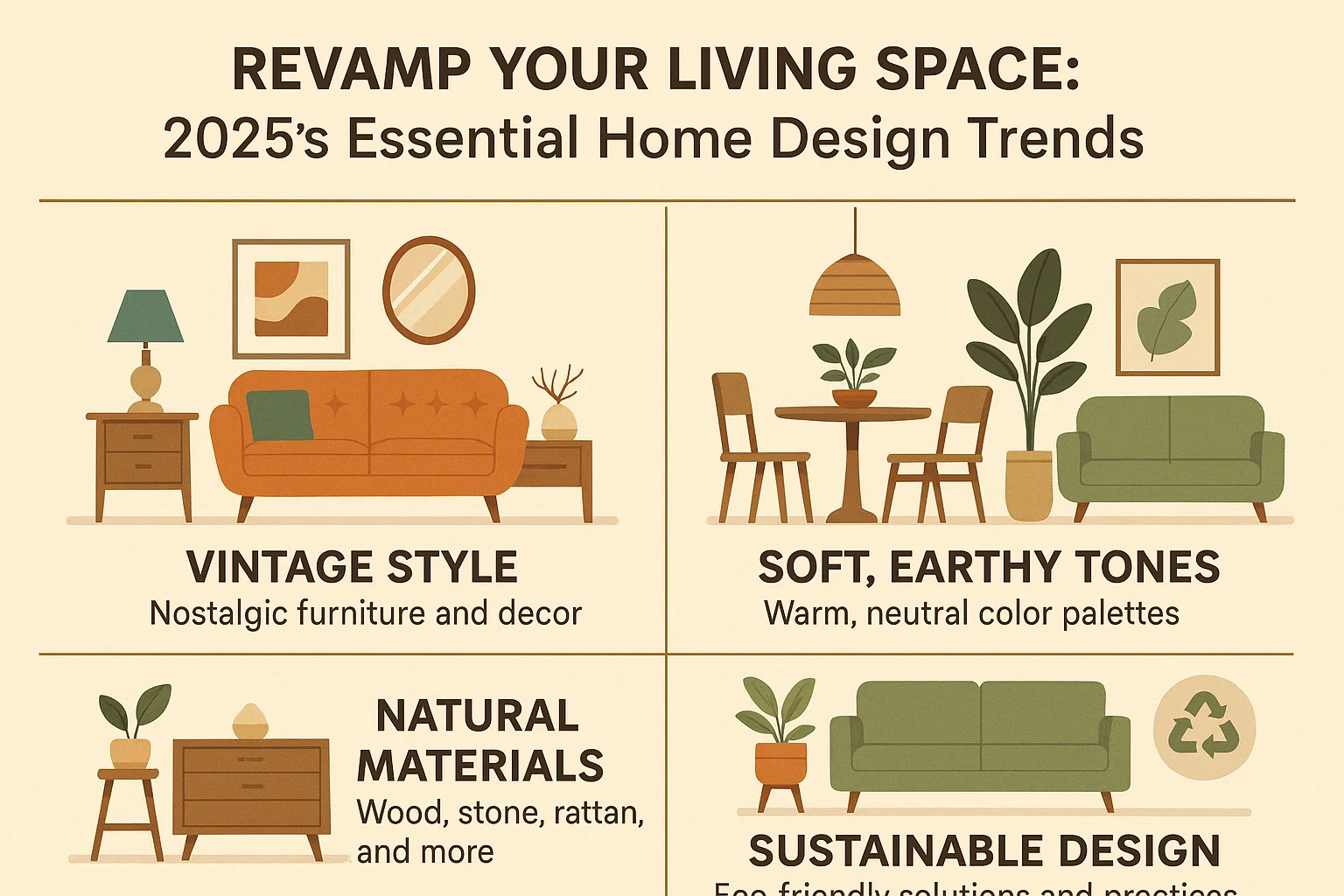 2025 Home Design Trends infographic