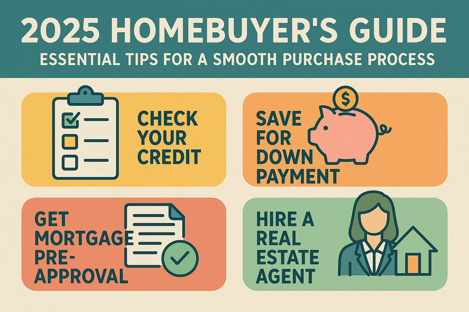 2025 Homebuying Tips infographic