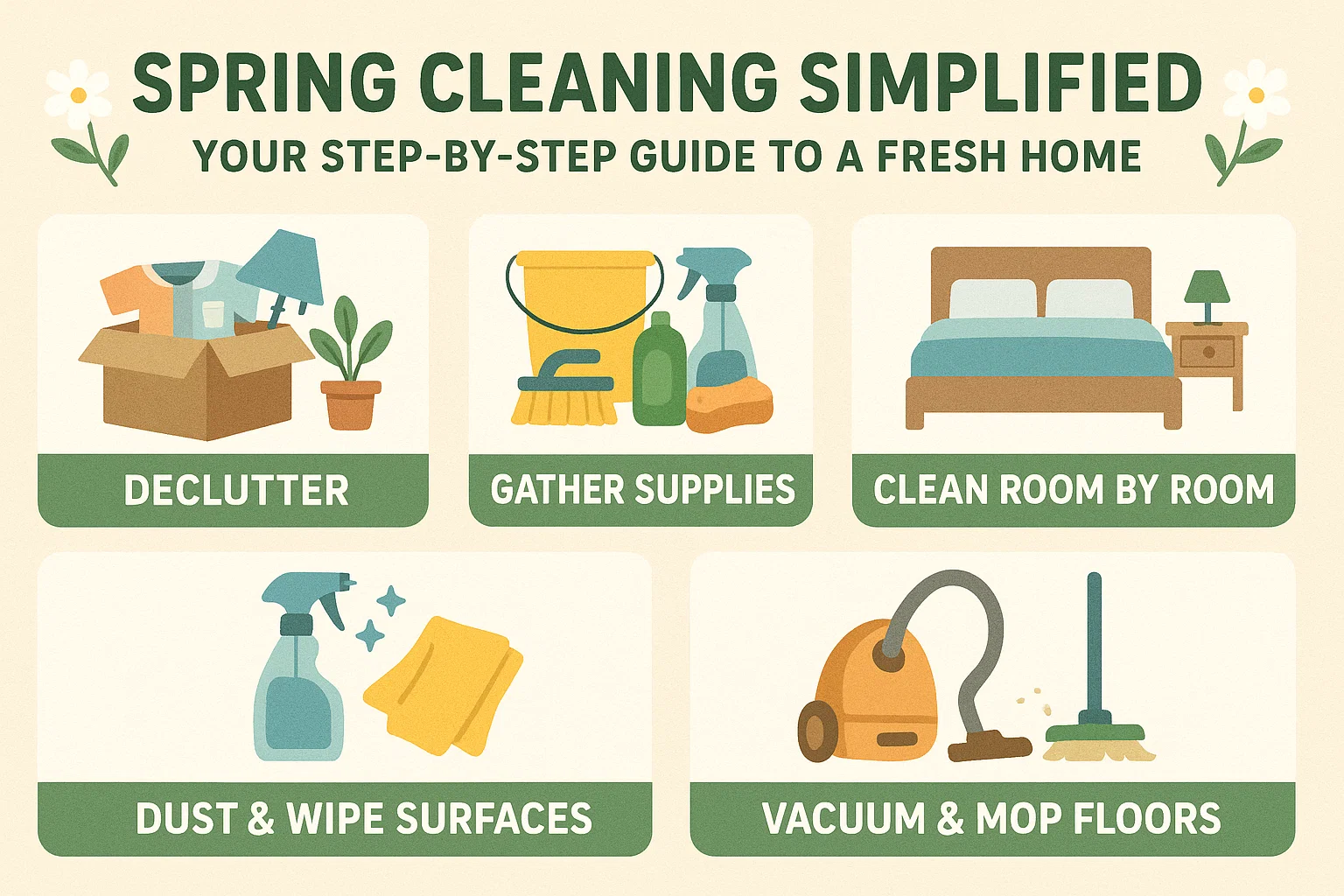 Spring Cleaning Infographic infographic
