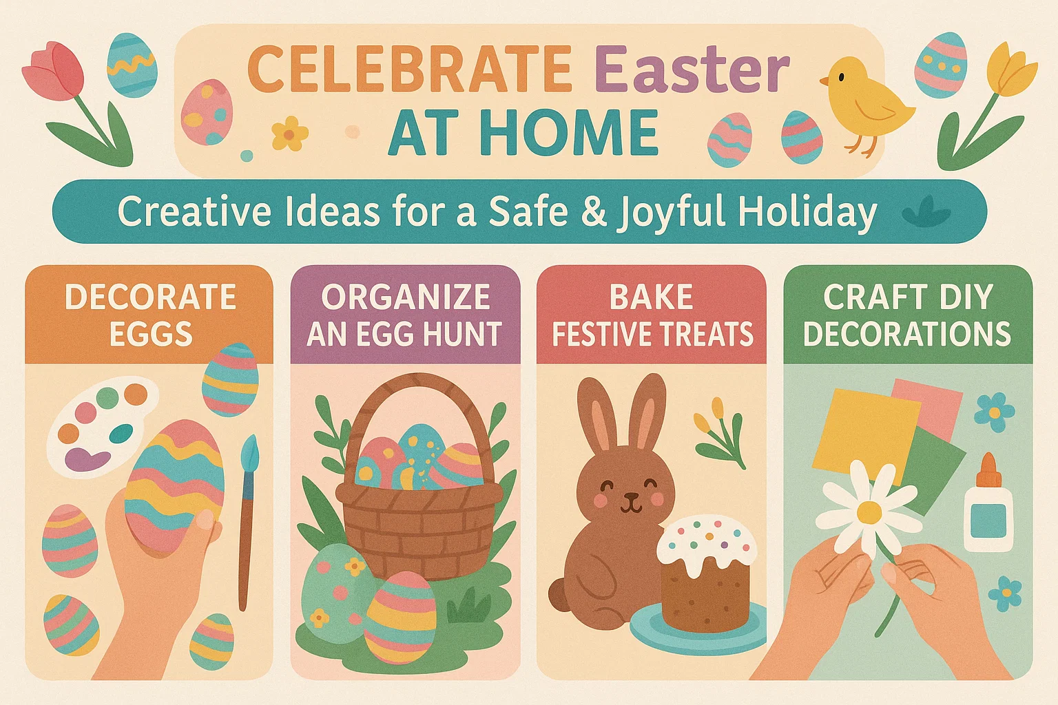 Easter Celebration Ideas infographic