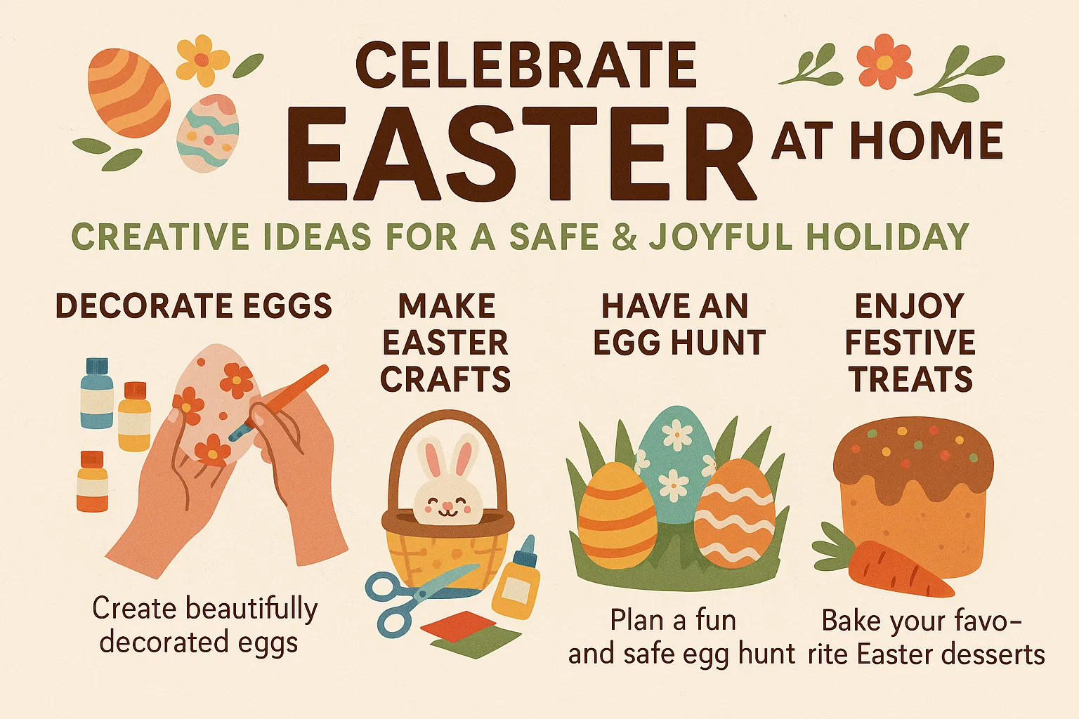 Easter Celebration Ideas infographic