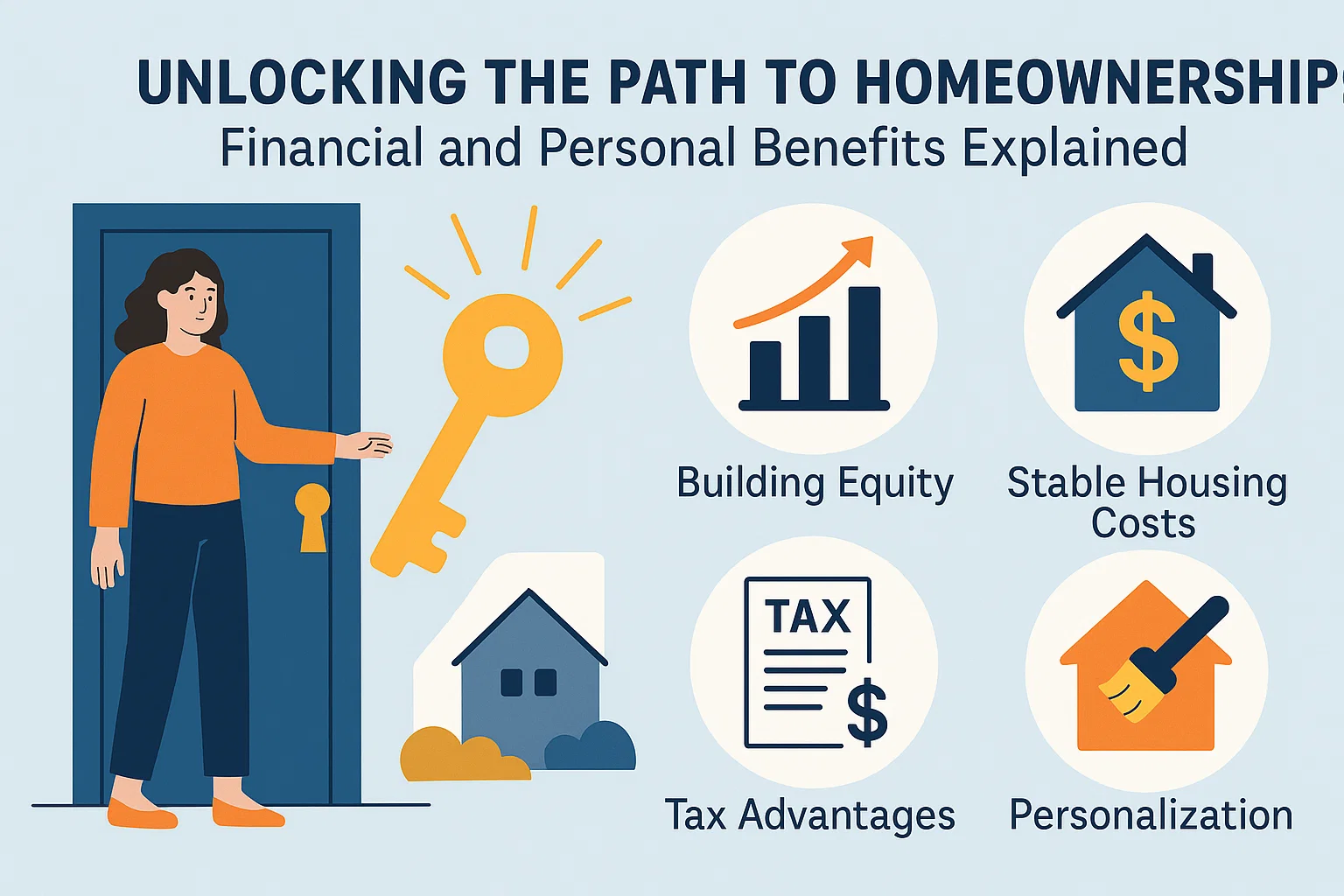 Homeownership Benefits Guide infographic