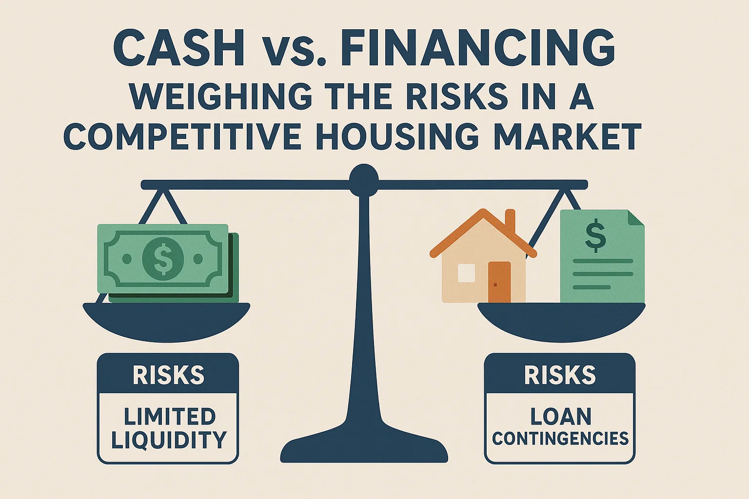 Housing Market Finance Dilemma infographic