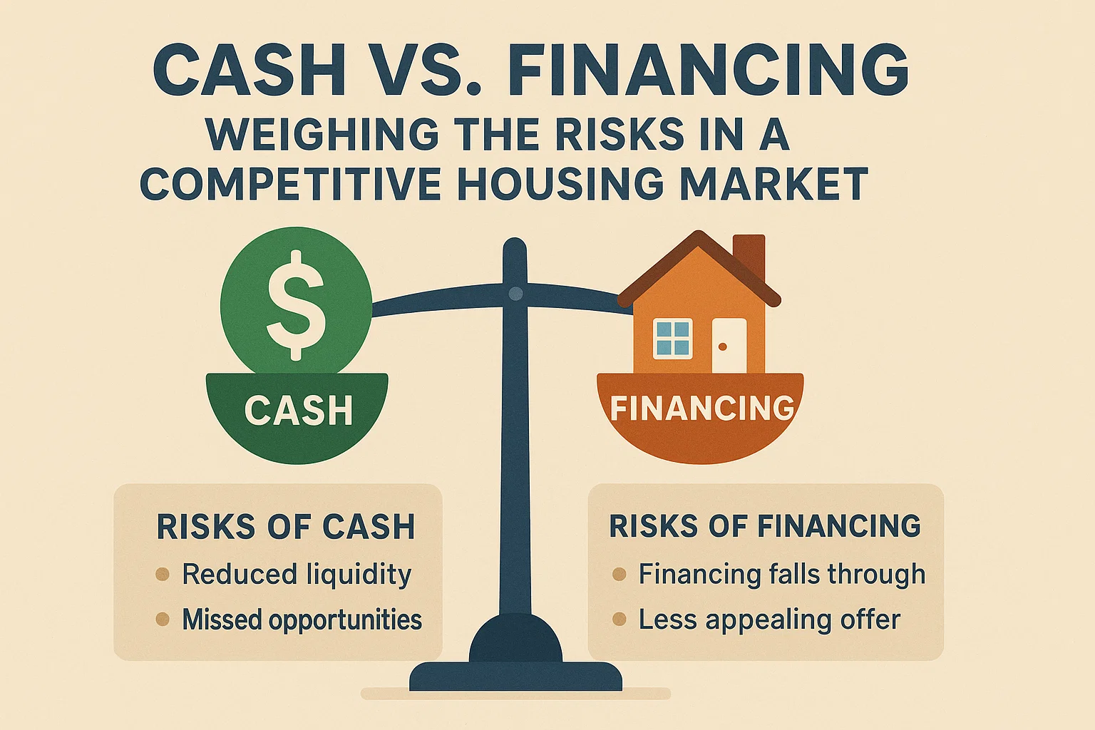 Housing Market Finance Dilemma infographic